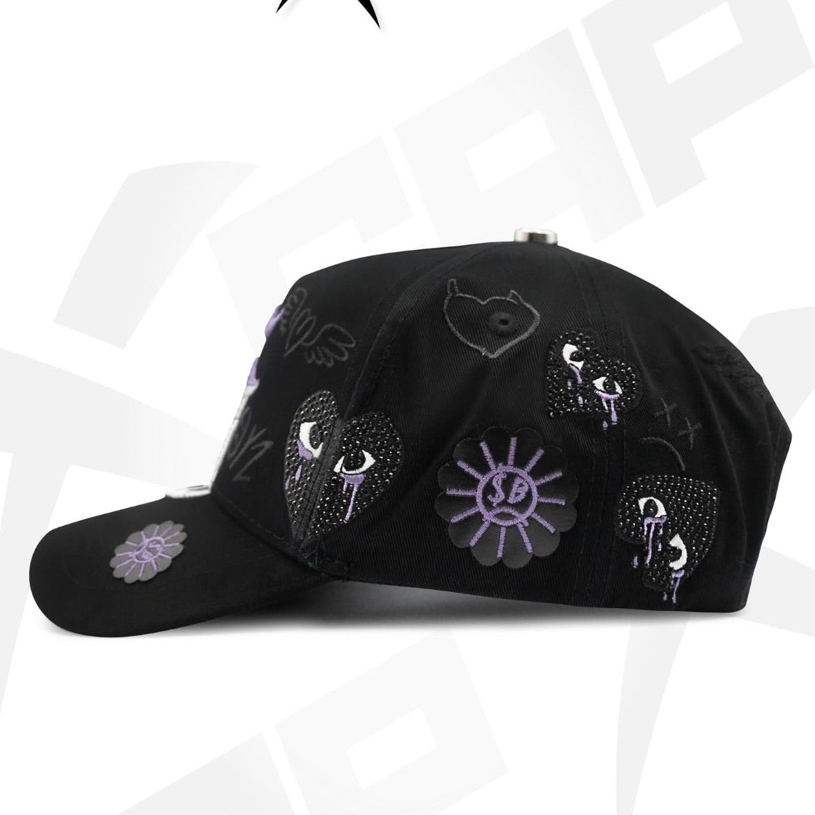 Cap “SadBoys” Murakami, XCap, Black/Purple.