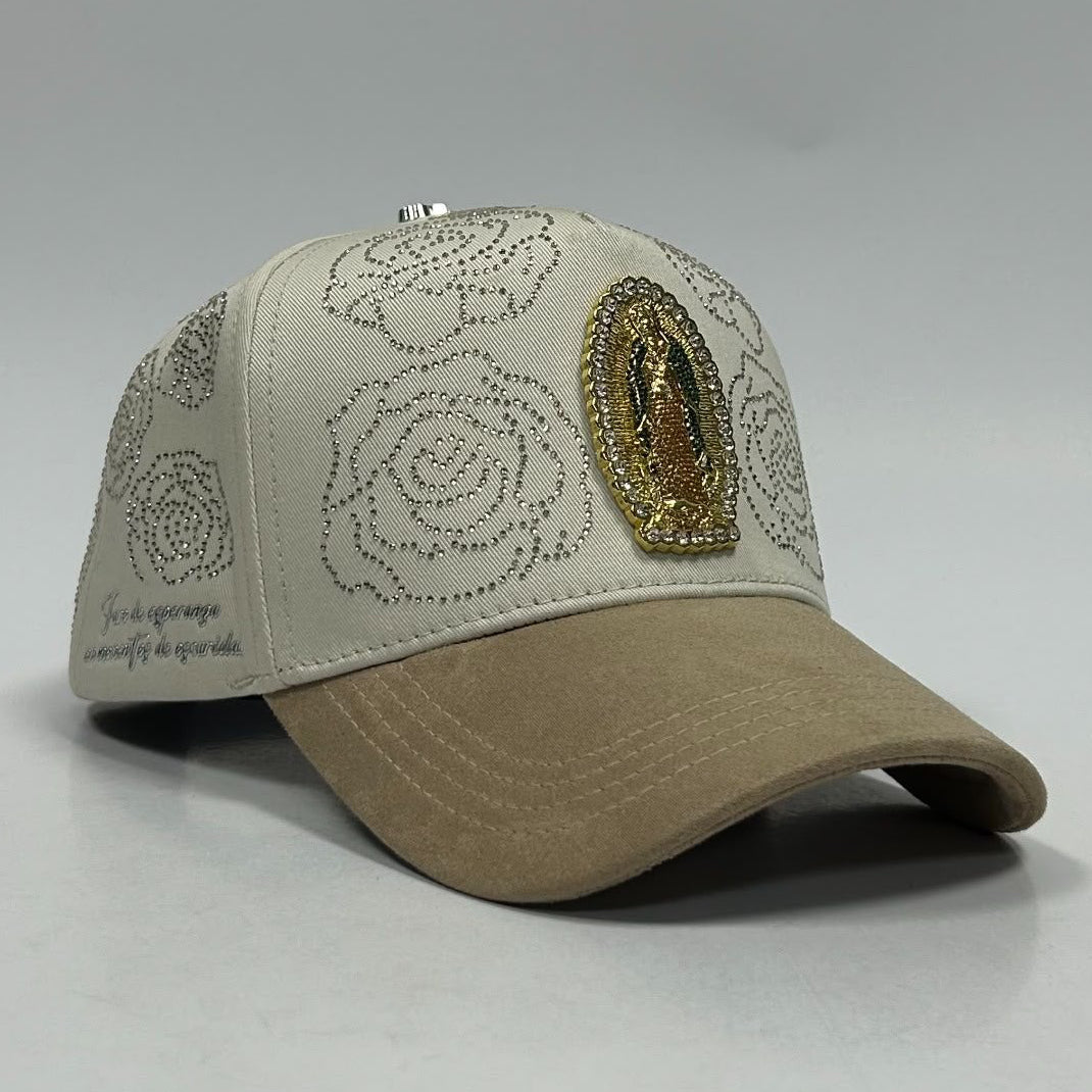 Cap “Virgen de Guadalupe”, Beige, CapsFans