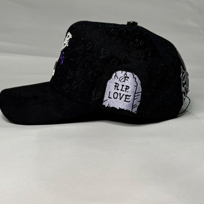 Cap “Sad Boys”, Black/Silver, CapsFans, with key ring and certificate.