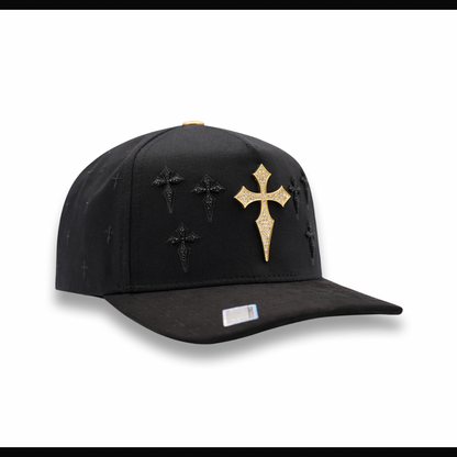 Cap “Cruces” Black/Gold, BiggBoss