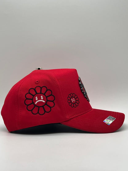 Cap “Murakami”, Red, CapsFans, Premium