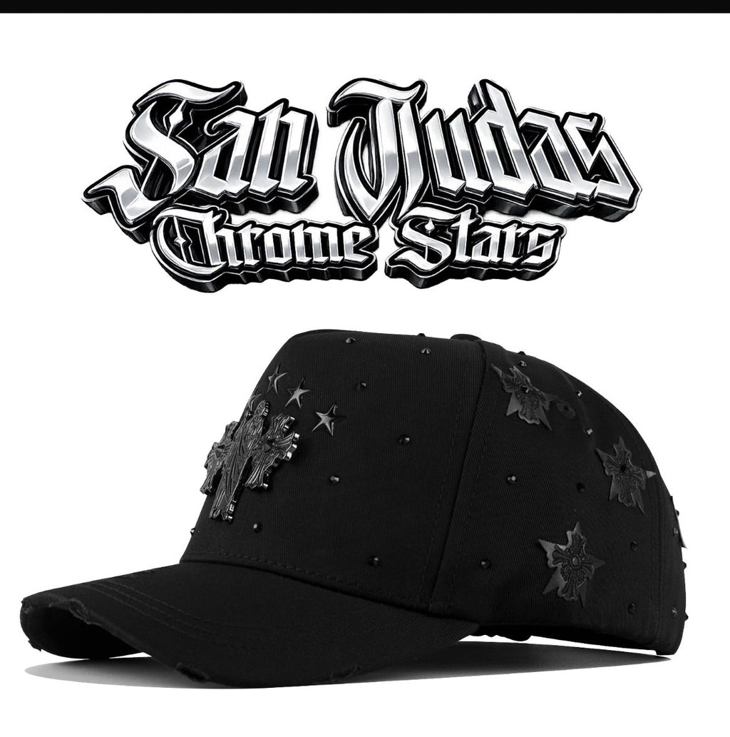 Cap “San Judas” Chrome Stars, MZHats