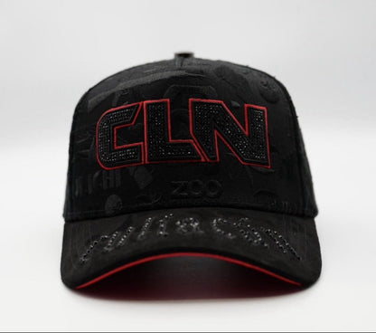Cap “CLN”, Culiacan, Black/Red, KlanHats