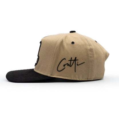 Cap “El Belikin”, Beige/Black