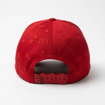 Cap “Stars”, Red, BiggBoss with star pin.