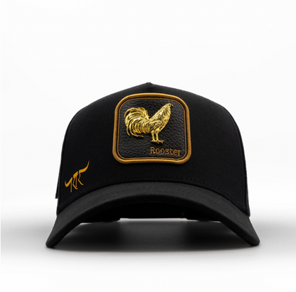 Cap “Rooster”, Black/Gold, “The King Ranch”