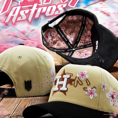 Cap “H Tokio Astros” Beige/Pink, MzHats