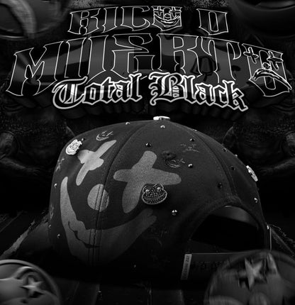 Cap “Rico o Muerto” Total Black, MzHats