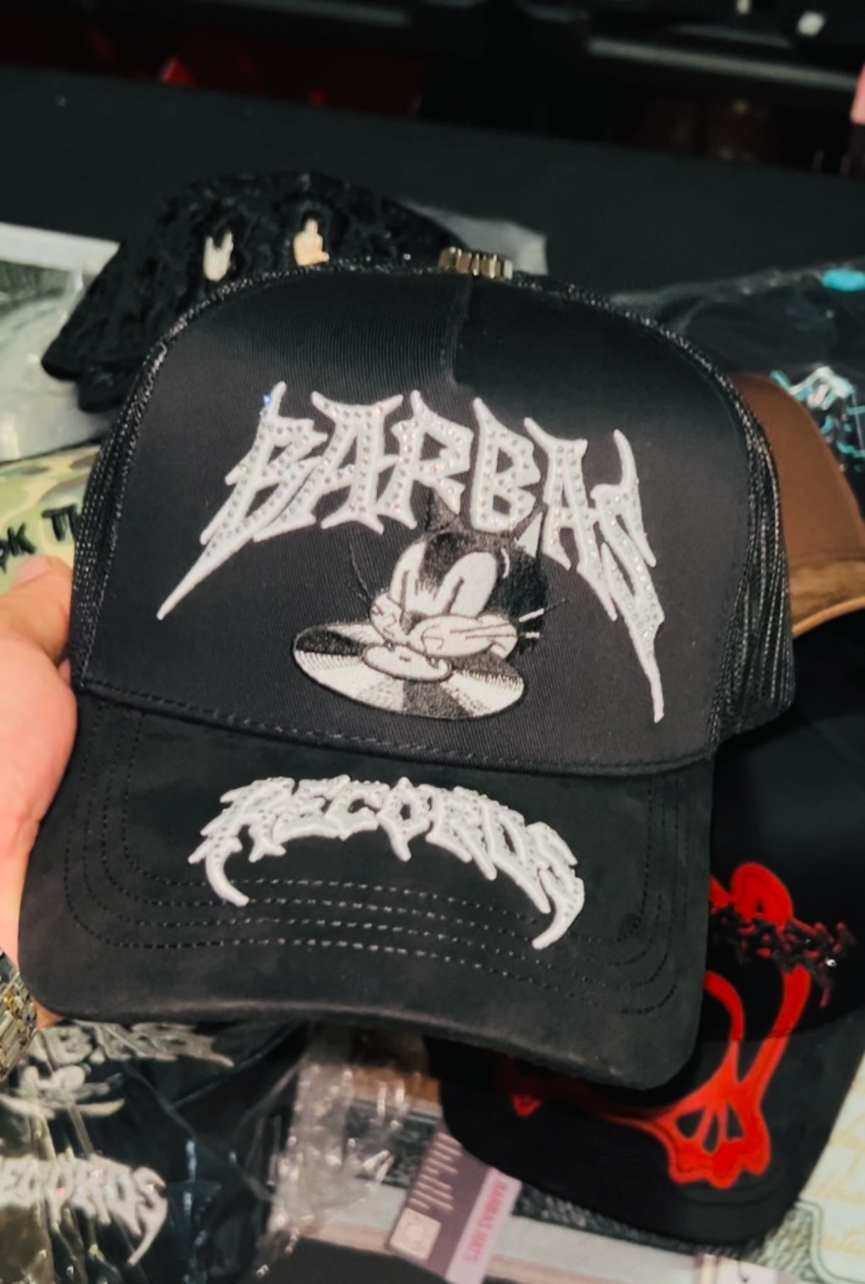 Cap “Barbas Records”, BarbasHats, Black/White.