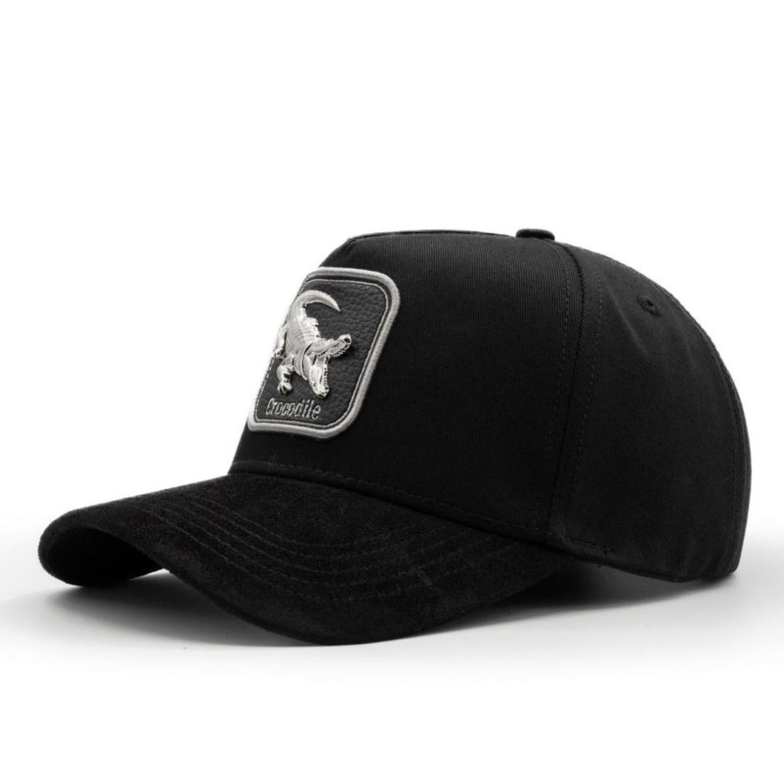 Cap “Crocodile” Black/Silver, “The King Ranch”.