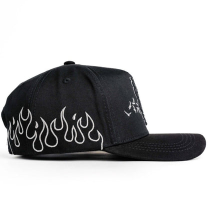 Cap “LAFlames” Black/Gray, Klan Hats, premium