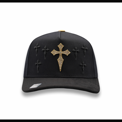 Cap “Cruces” Black/Gold, BiggBoss