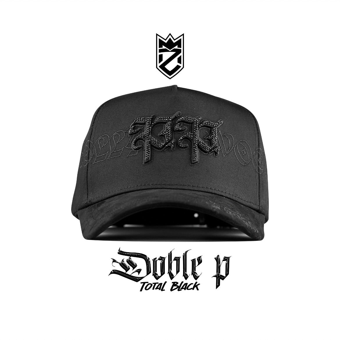 Cap “Double P”, MzHats, total black