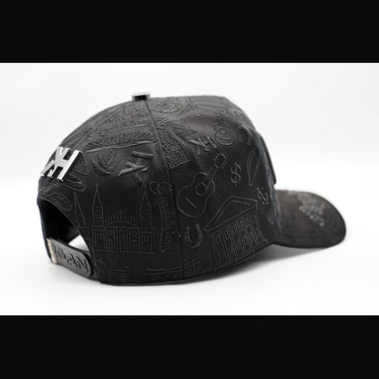 Cap “CLN”, Culiacan, Black/Red, KlanHats