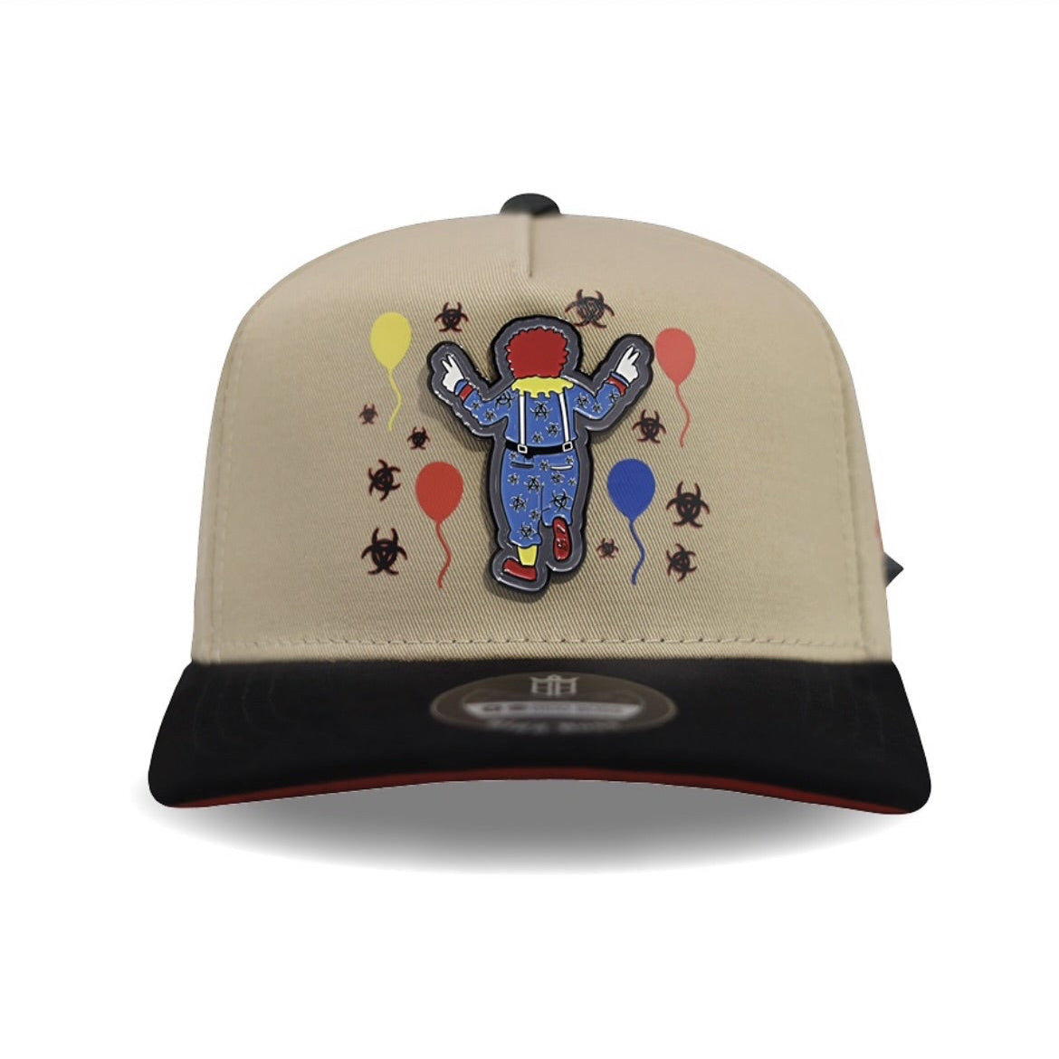 Cap “Payaso Antrax”,Beige/black