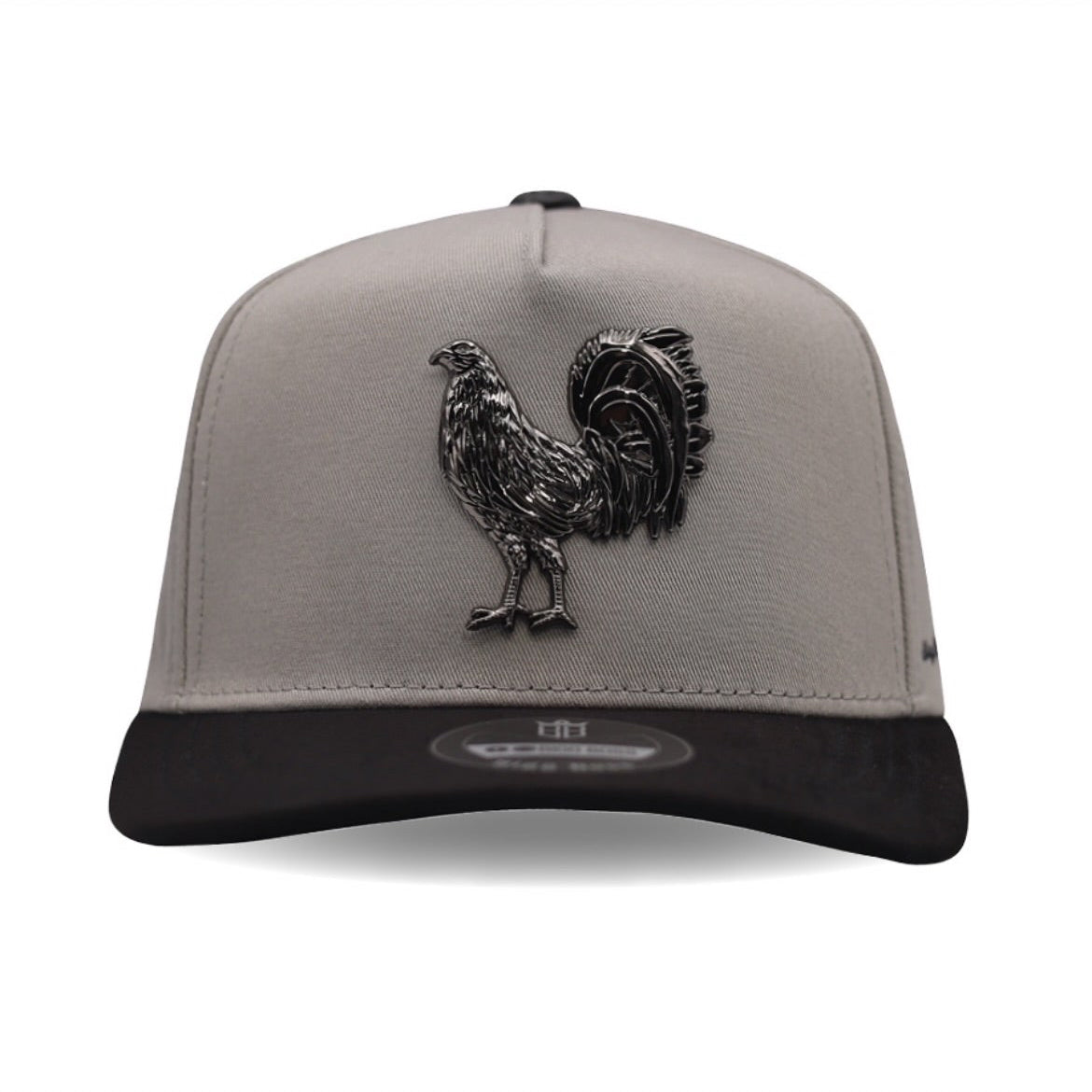 Cap “Gallero” Gray/black, with pin