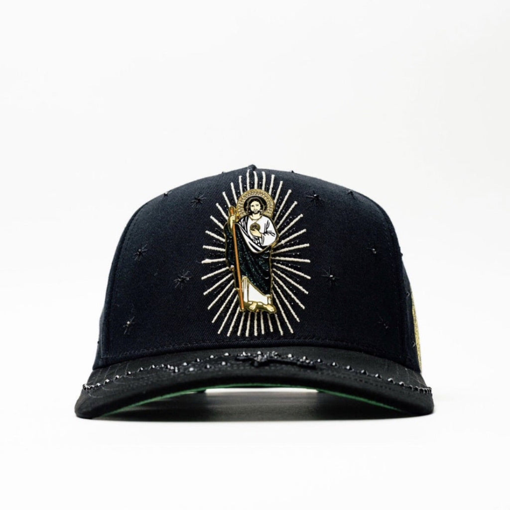 Cap “San Judas”, Black/Green