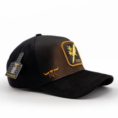 Cap “Perico”, Black/Brown, “The King Ranch”.