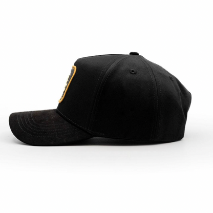 Cap “Pantera”, Black/Gold, “The King Ranch”.
