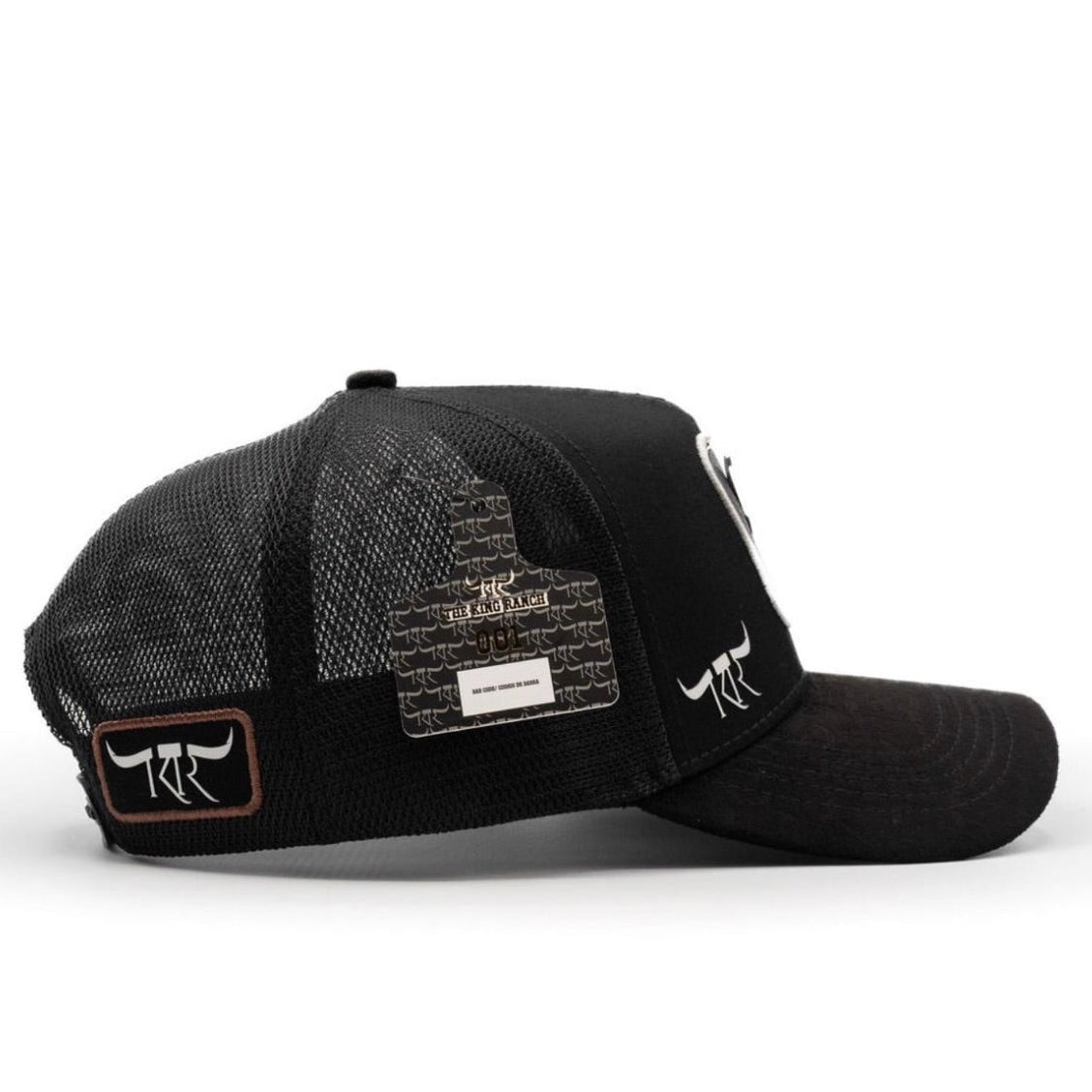 Cap “Mantaraya”, Black/Silver, Malla, “The King Ranch”