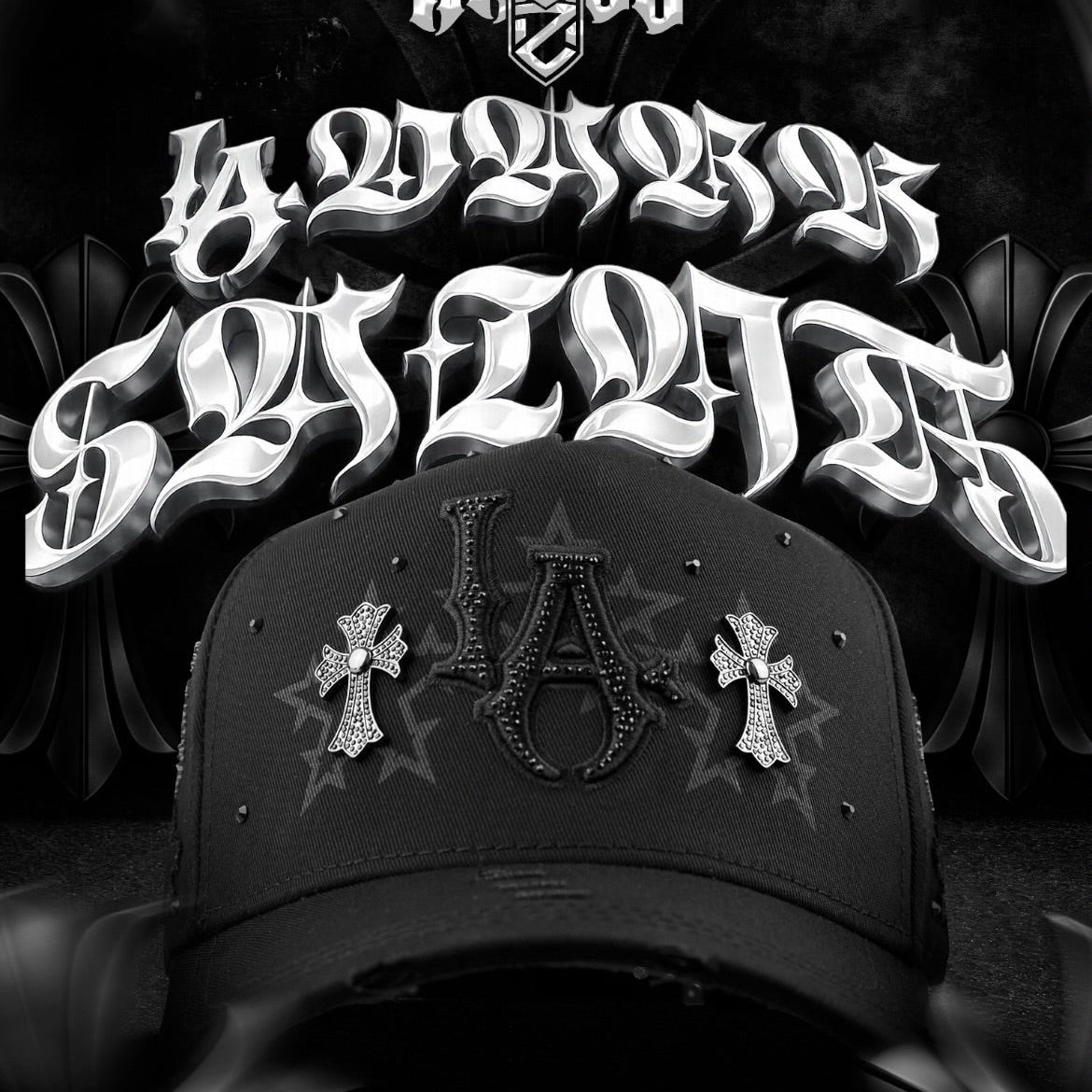Cap “LA” Dark Saints, MzHats, black