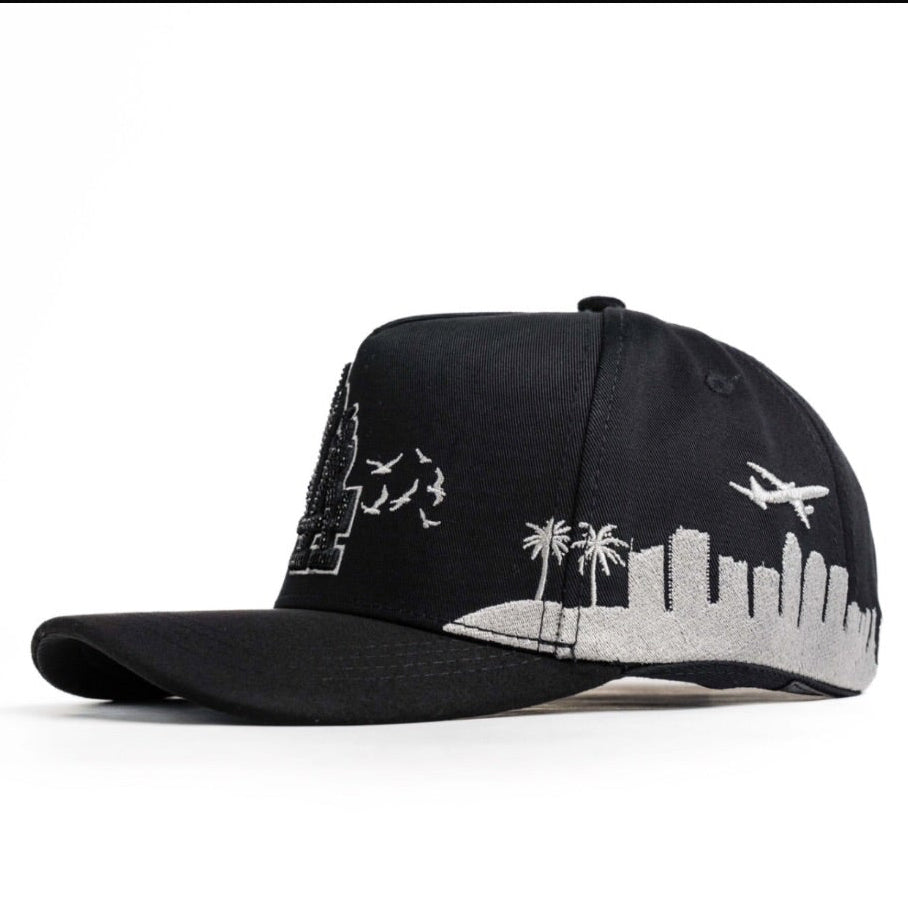Cap “LAFlames” Black/Gray, Klan Hats, premium