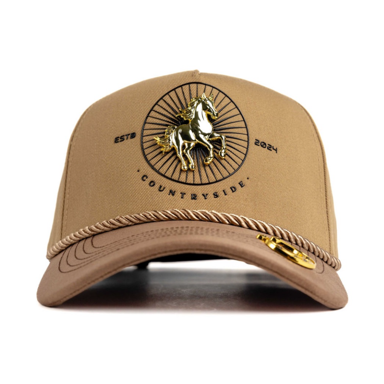 Cap “Country Side” Beige, “The King Ranch”.