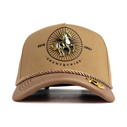 Cap “Country Side” Beige, “The King Ranch”.