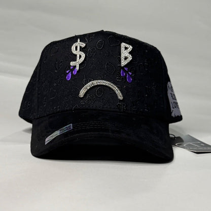 Cap “Sad Boys”, Black/Silver, CapsFans, with key ring and certificate.