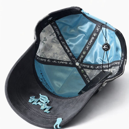 Cap “Exodo 14-14” Gray/Blue, Jey Ceh Hats, with box