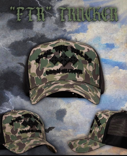 Cap “FTR Trucker”, BarbasHats, Camouflage Edition