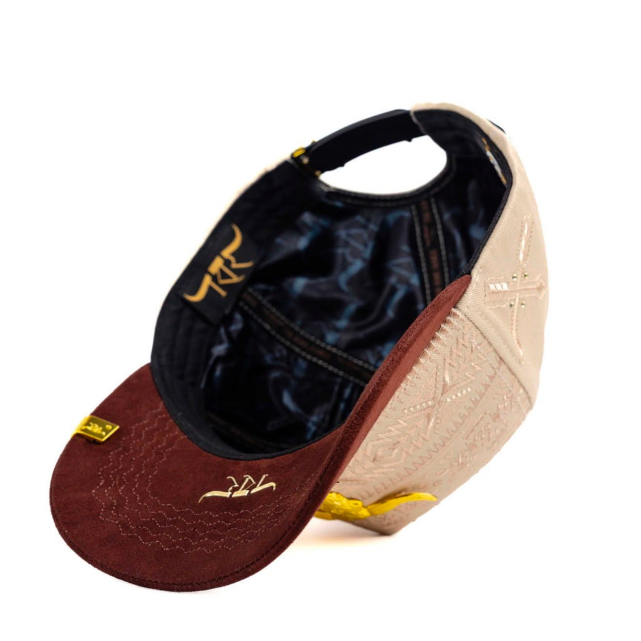 Cap “Long Horn”, Beige/Brown, “The King Ranch”.